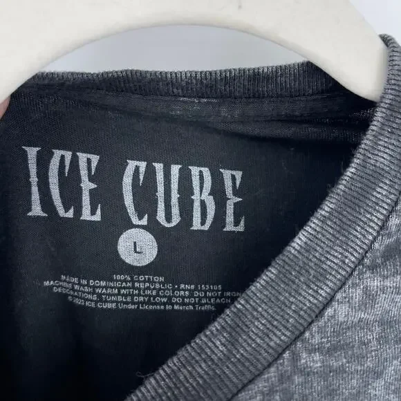 Officially Licensed Ice Cube Today Was A Good Day T-Shirt Black Acid Wash Large - Picture 3 of 5
